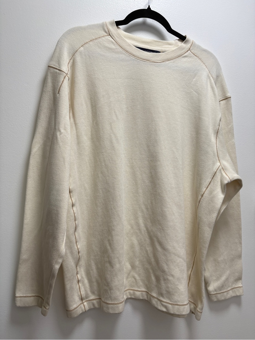 Roundtree & Yorke Cream Crewneck Sweatshirt -xl - Fisherman Cabincore Minimalist